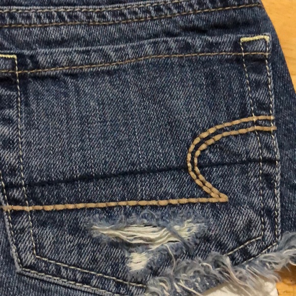 AMERICAN EAGLE 00 SHORTS WITH SEQUIN BLING POCKETS - Picture 8 of 8
